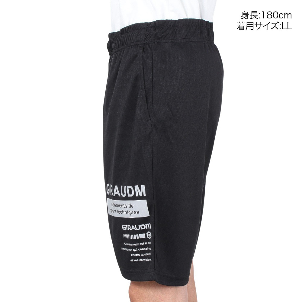 ジローム（GIRAUDM）（メンズ）ハーフパンツ メンズ ドライプラス メッシュ PT3S0027-TR866-GRSD BLK