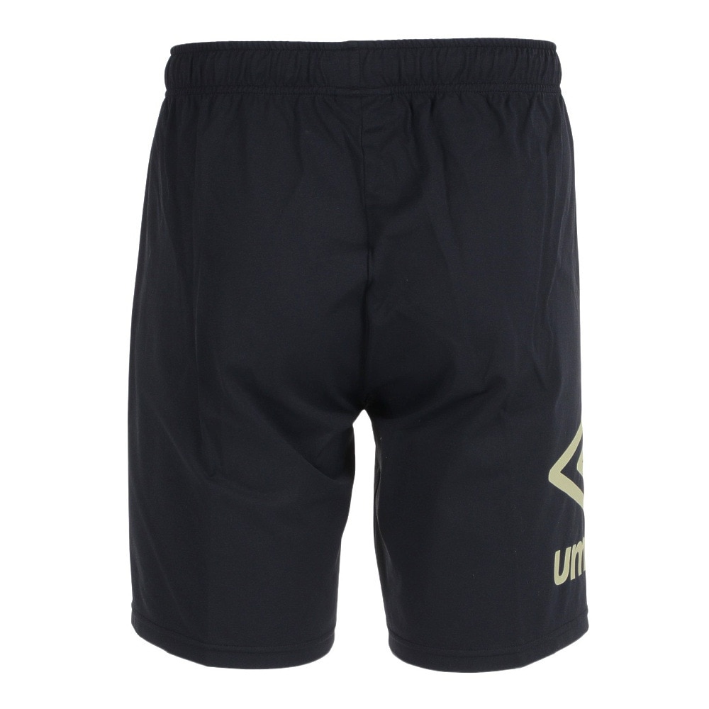 アンブロ（UMBRO）（メンズ）ハーフパンツ メンズ ドライニットショーツ サイドロゴ ULUTJD83 BLK