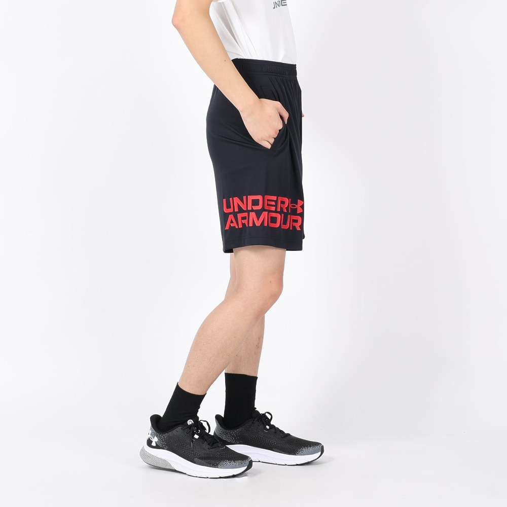 アンダーアーマー（UNDER ARMOUR）（メンズ）短パン ハーフパンツ テック ワードマーク ショーツ 吸汗速乾 1385491 001