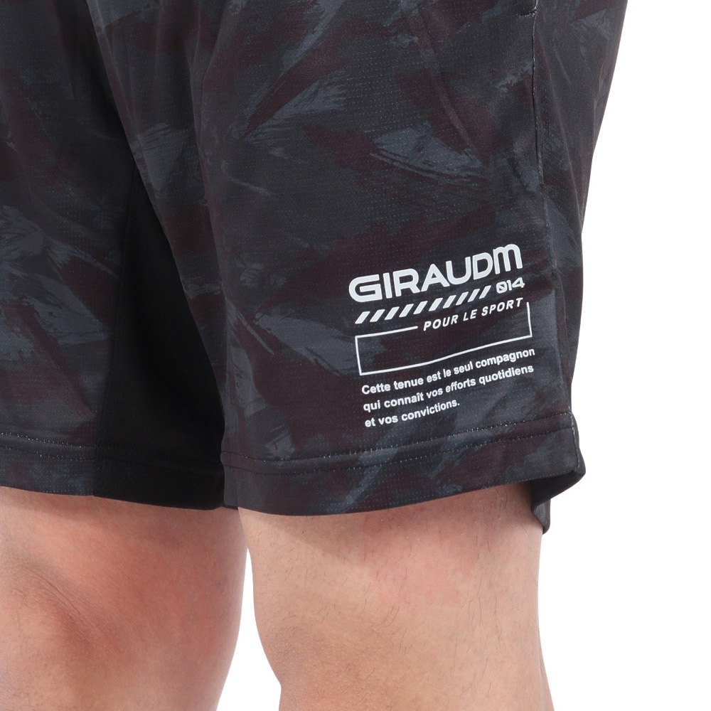 ジローム（GIRAUDM）（メンズ）ドライプラスクール シャインブロック メッシュ ハーフパンツ PT4S0036-TR866-GRSD BLK