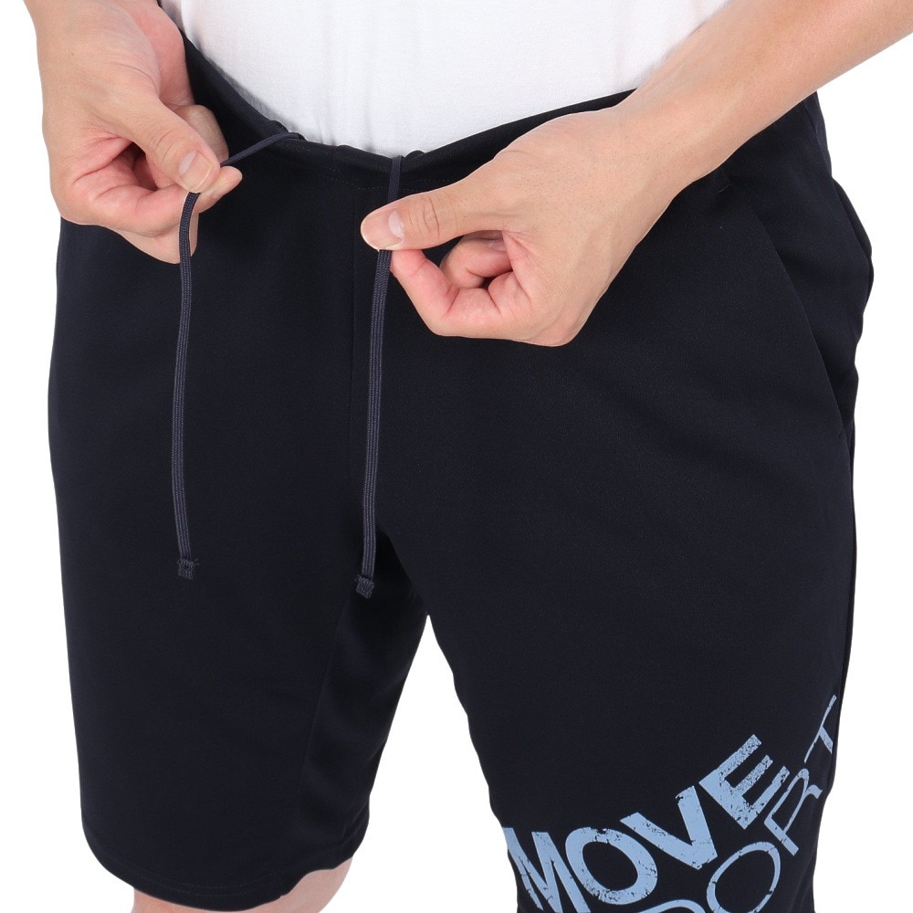 デサント（DESCENTE）（メンズ）ドライメッシュ ビックロゴ ハーフパンツ ST5SHP00M NVBL
