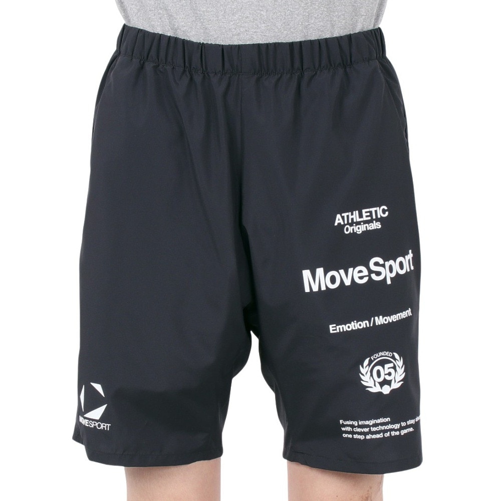 デサント（DESCENTE）（メンズ）ライトリップ オーセンティックロゴ ショーツ ST5SHP02M BK00