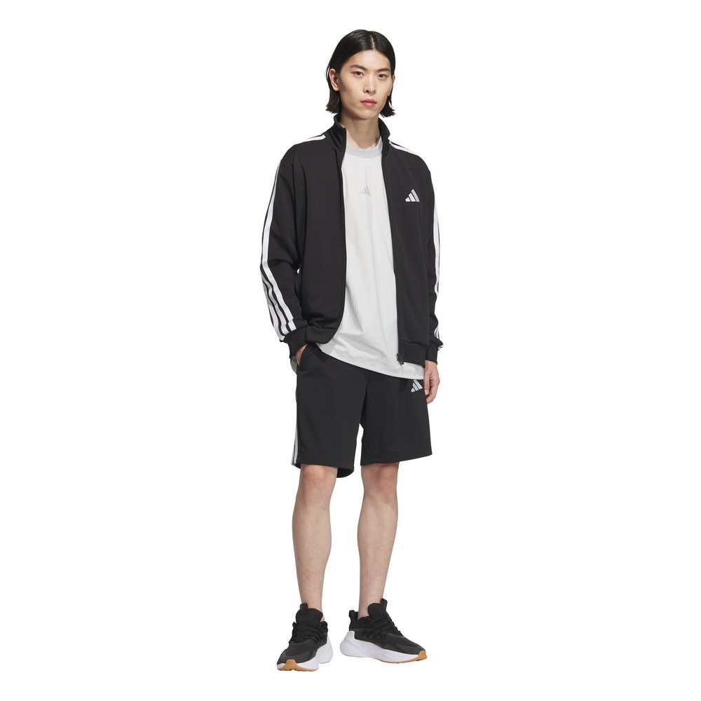 アディダス（adidas）（メンズ）スリーストライプス レギュラーフィット ダブルニットショーツ JZR04-JV6992