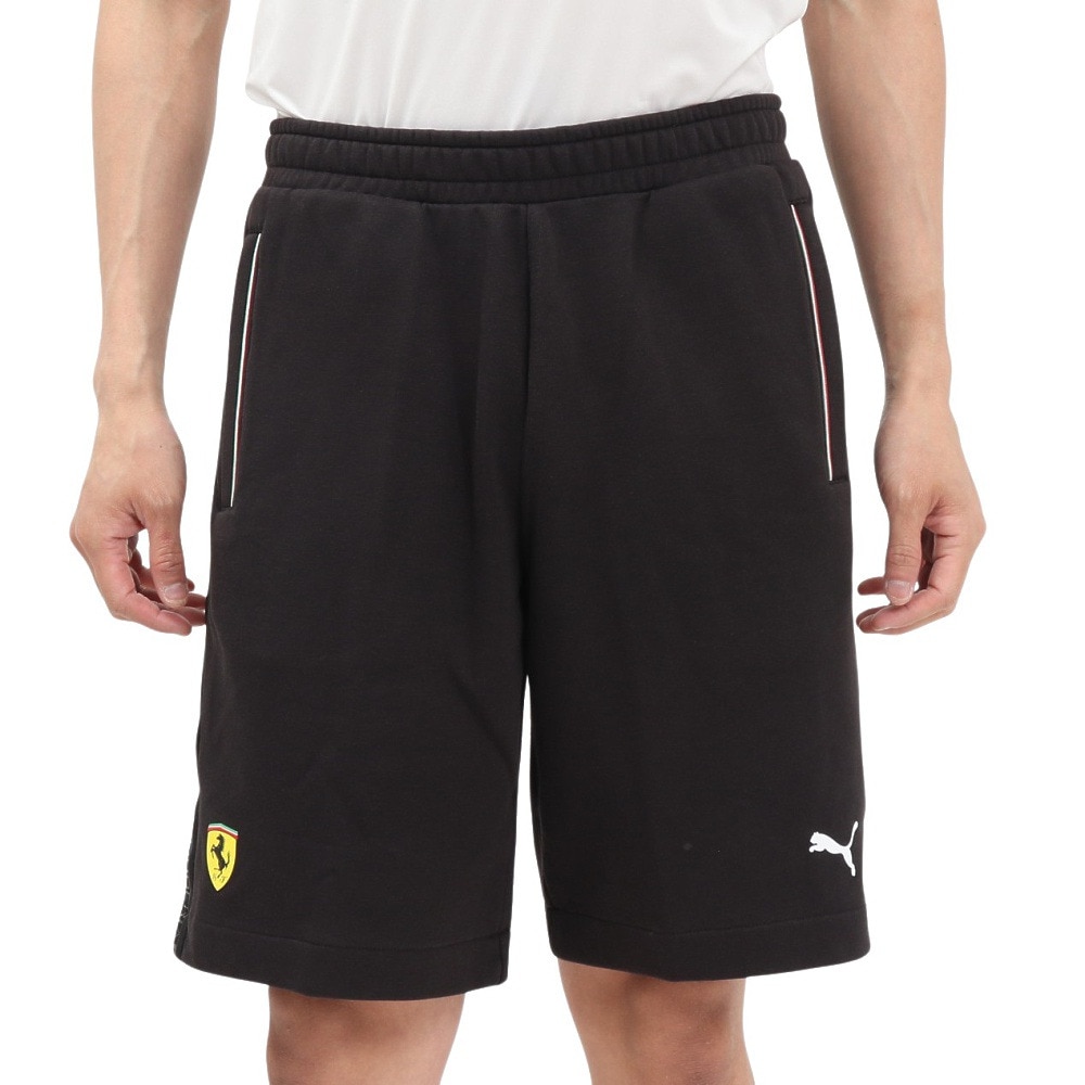 プーマ（PUMA）（メンズ）フェラーリ スウェットショーツ 630184 01 BLK