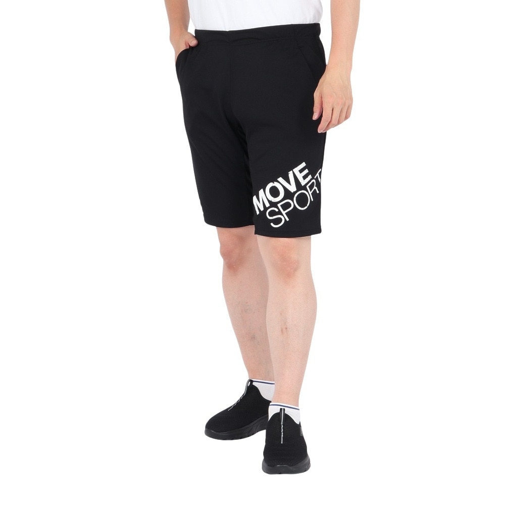 デサント（DESCENTE）（メンズ）ドライメッシュ ビックロゴ ハーフパンツ ST5SHP00M BK00