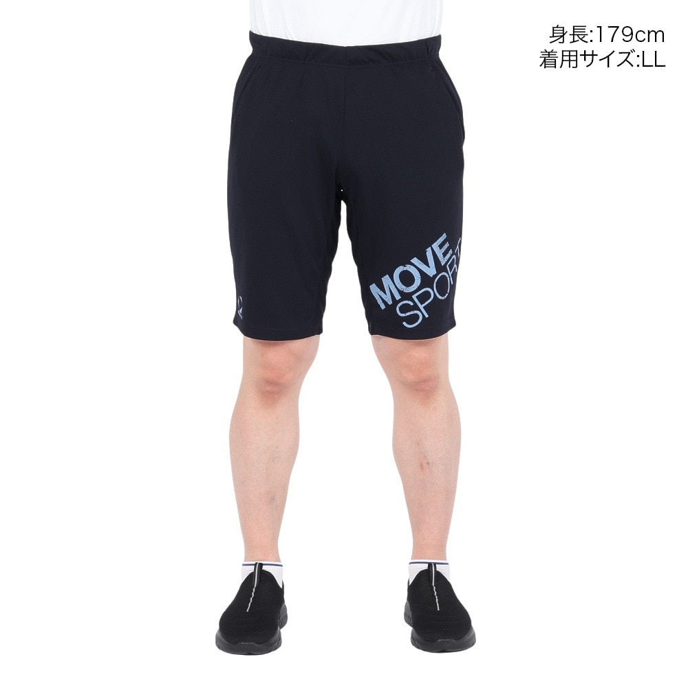 デサント（DESCENTE）（メンズ）ドライメッシュ ビックロゴ ハーフパンツ ST5SHP00M NVBL