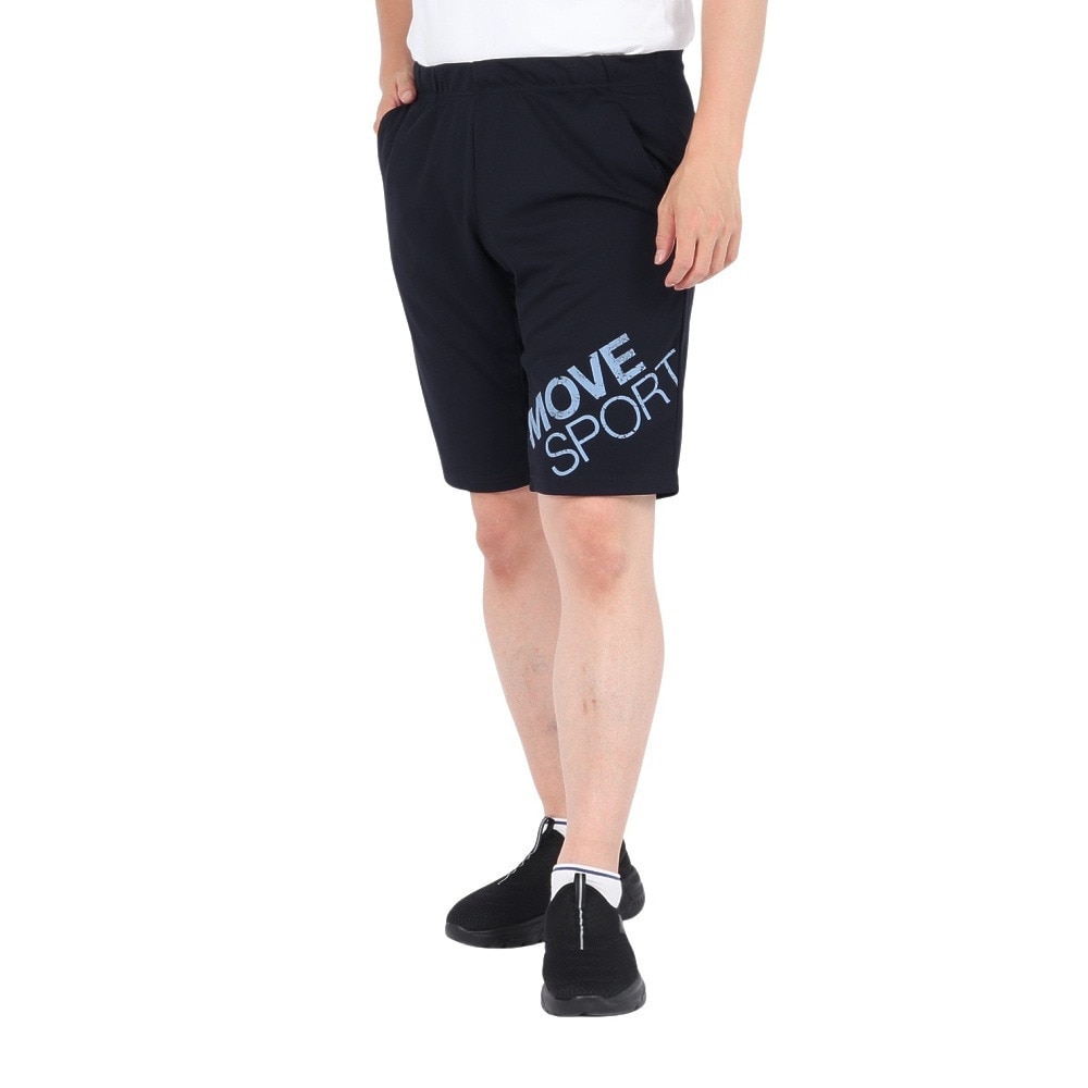 デサント（DESCENTE）（メンズ）ドライメッシュ ビックロゴ ハーフパンツ ST5SHP00M NVBL