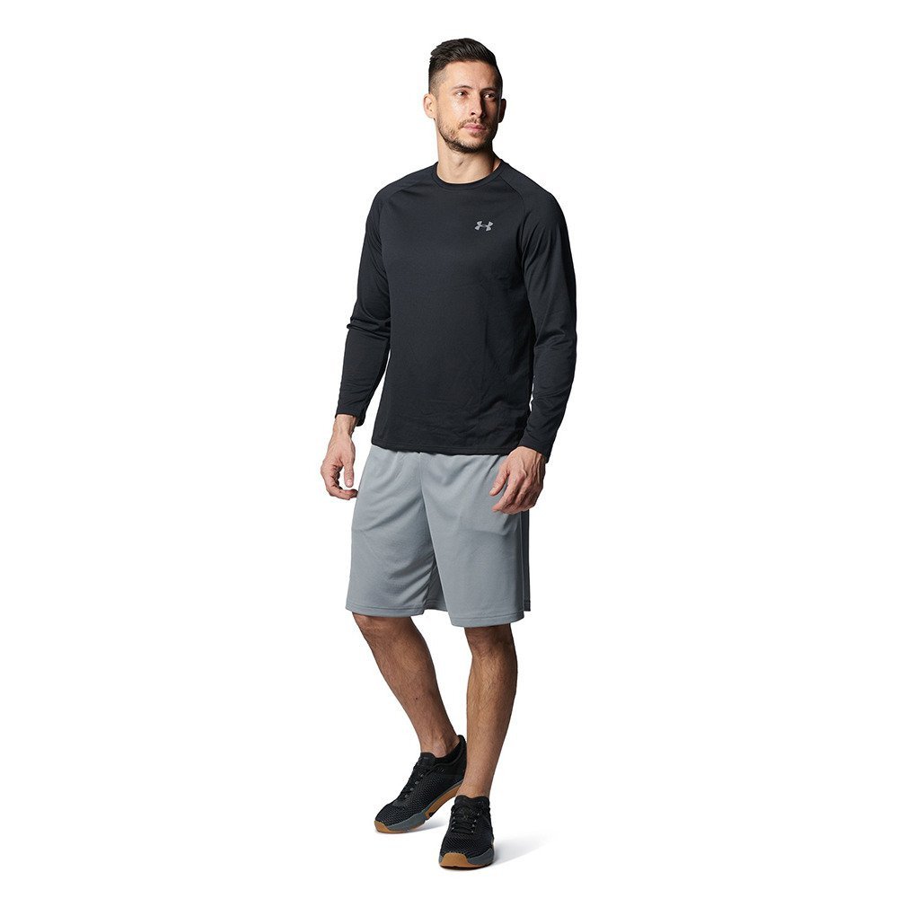 ショートパンツ ハーフパンツ 短パン UAテック グラフィック ショーツ 1358551 STL/BLK AT 4