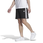 アディダス（adidas）（メンズ）エッセンシャルズプラス ルーズフィット スリーストライプス フレンチテリー ショーツ KWF04-JF3936