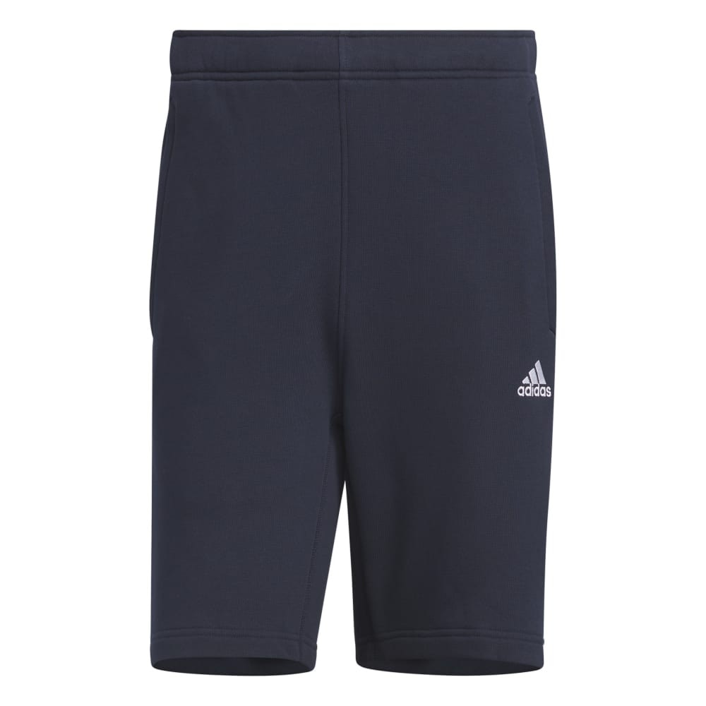 アディダス（adidas）（メンズ）エッセンシャルズプラス ルーズフィット スリーストライプス フレンチテリー ショーツ KWF04-JF3952