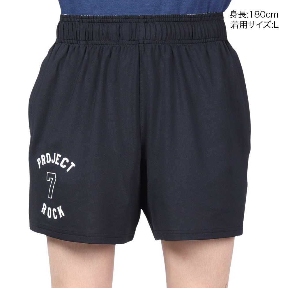 アンダーアーマー（UNDER ARMOUR）（メンズ）プロジェクトロック バッジオブオナー メッシュショーツ 1386889 001