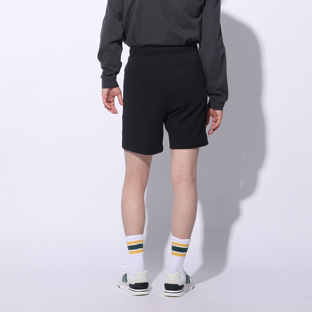 アディダス（adidas）（メンズ、レディース）スリーストライプス スウェットショーツ KUE44-IT0916 黒 ブラック ショートパンツ 短パン