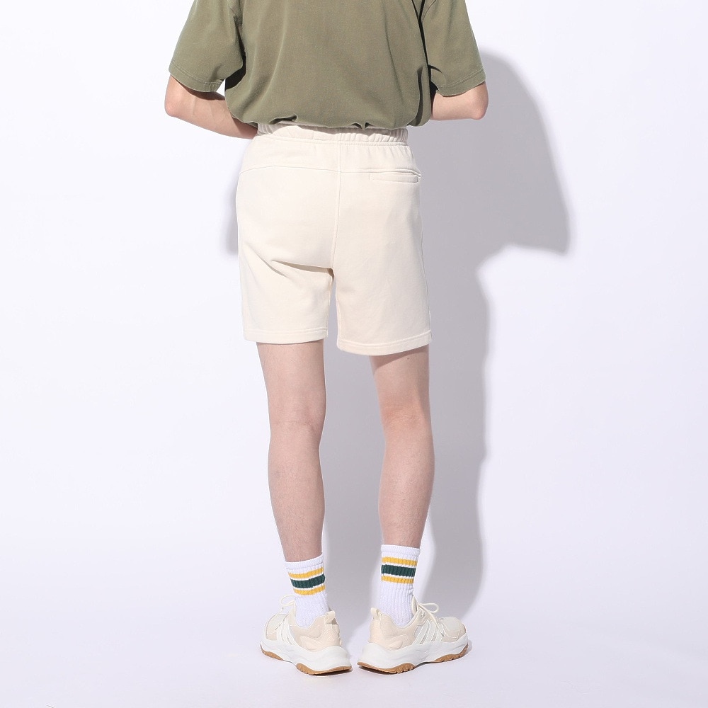アディダス（adidas）（メンズ、レディース）スリーストライプス スウェットショーツ KUE44-IT0917 白 ショートパンツ 短パン