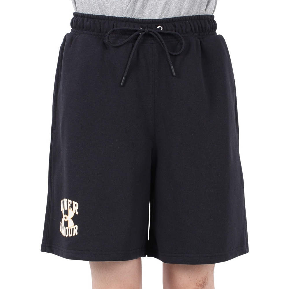 アンダーアーマー（UNDER ARMOUR）（メンズ）カリージエイト ロゴ テリー ショーツ 6003582 001