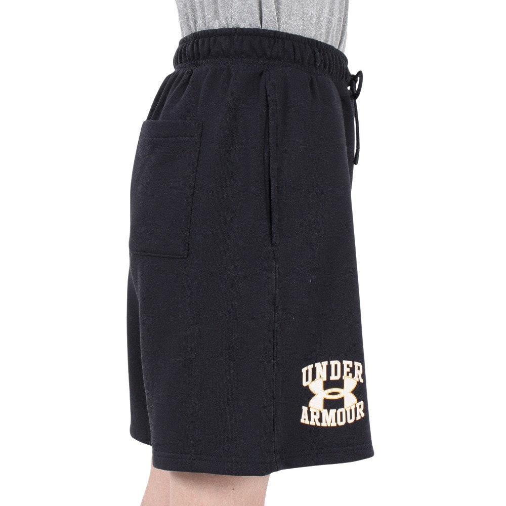 アンダーアーマー（UNDER ARMOUR）（メンズ）カリージエイト ロゴ テリー ショーツ 6003582 001