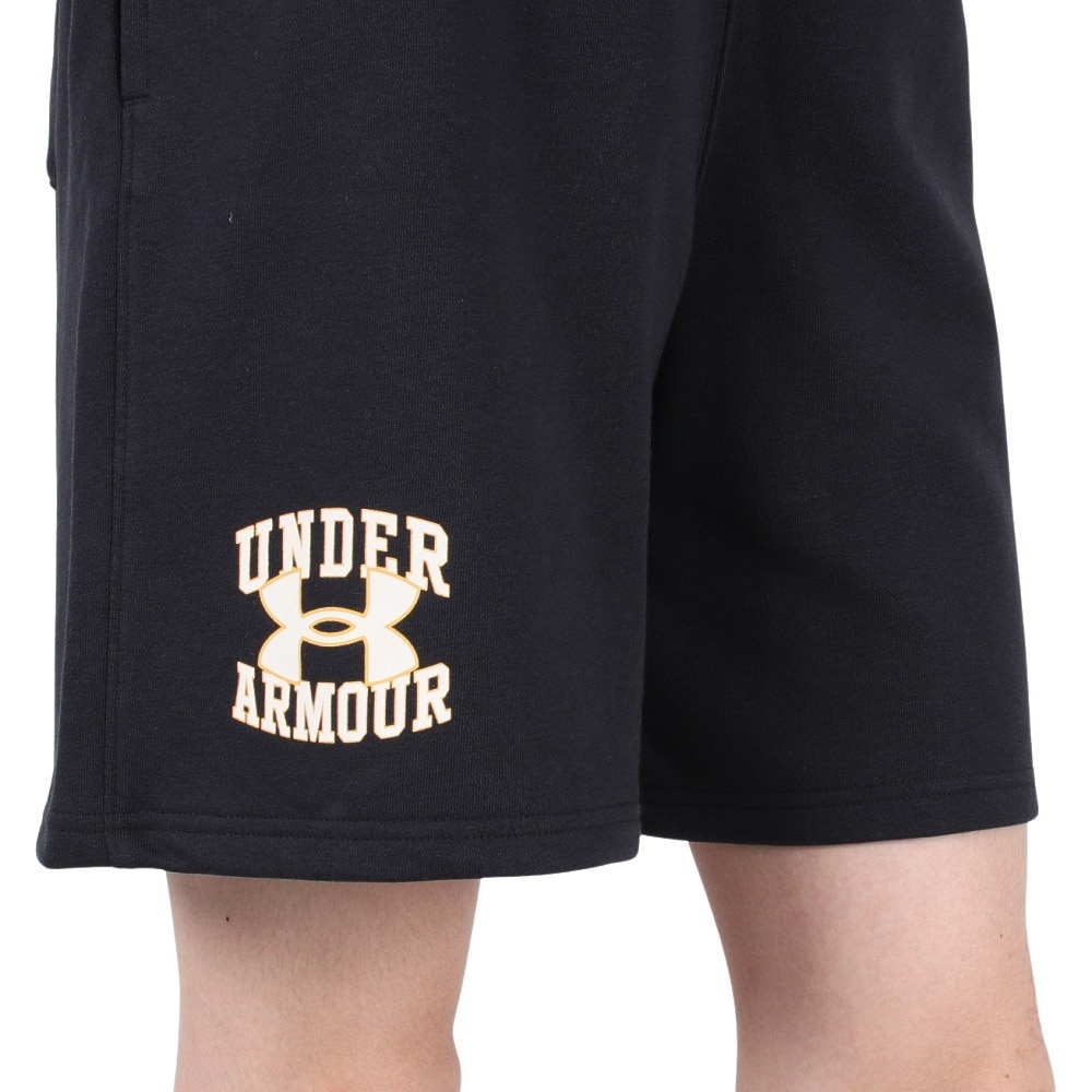 アンダーアーマー（UNDER ARMOUR）（メンズ）カリージエイト ロゴ テリー ショーツ 6003582 001