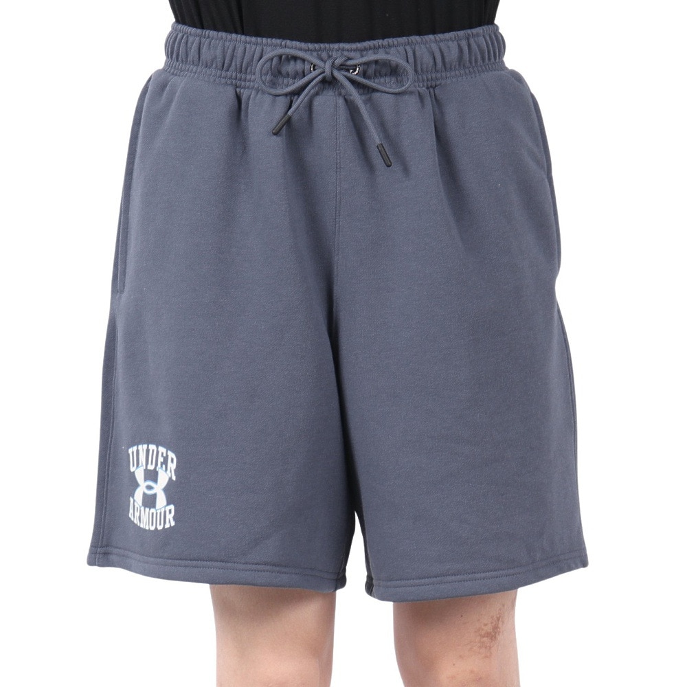 アンダーアーマー（UNDER ARMOUR）（メンズ）カリージエイト ロゴ テリー ショーツ 6003582 044