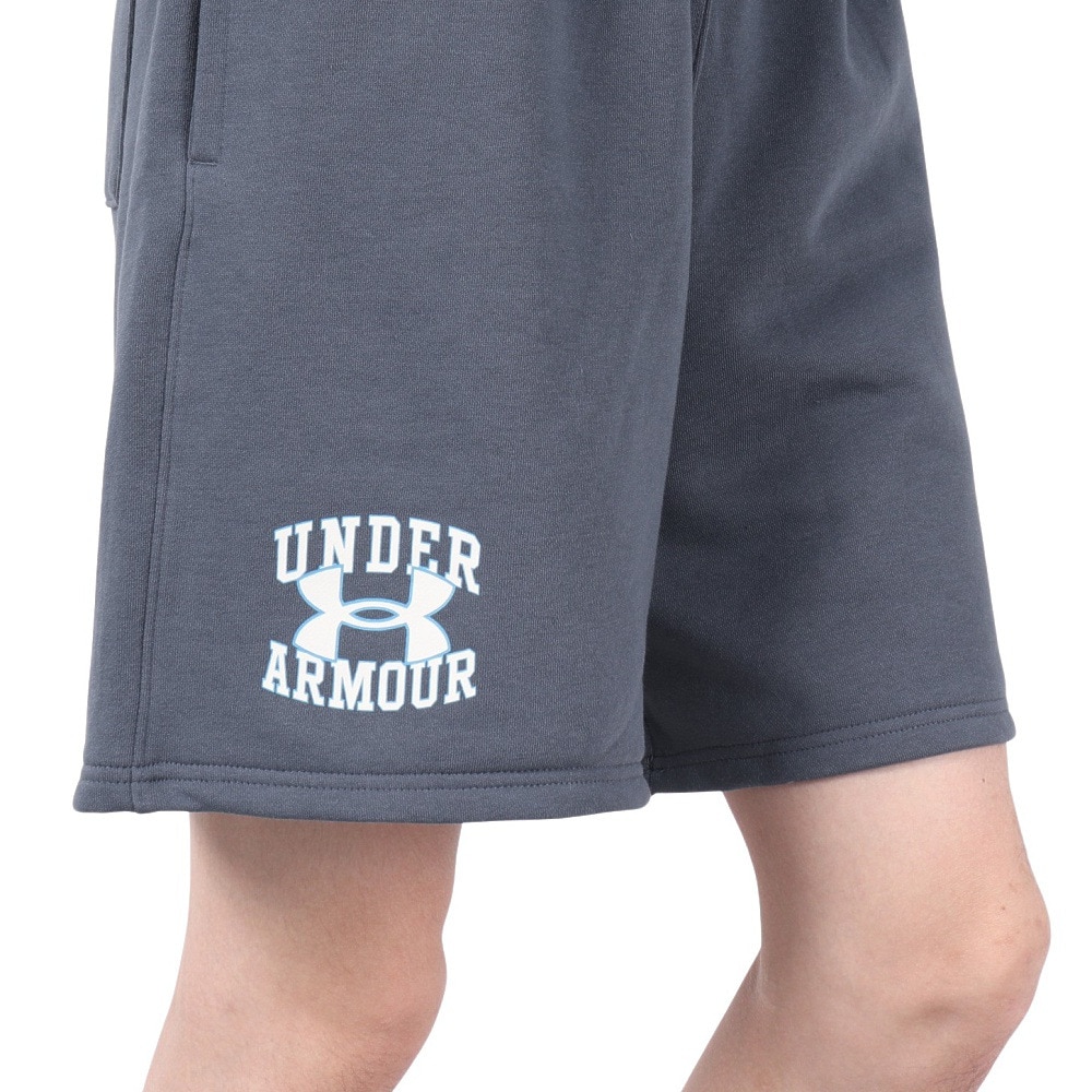 アンダーアーマー（UNDER ARMOUR）（メンズ）カリージエイト ロゴ テリー ショーツ 6003582 044