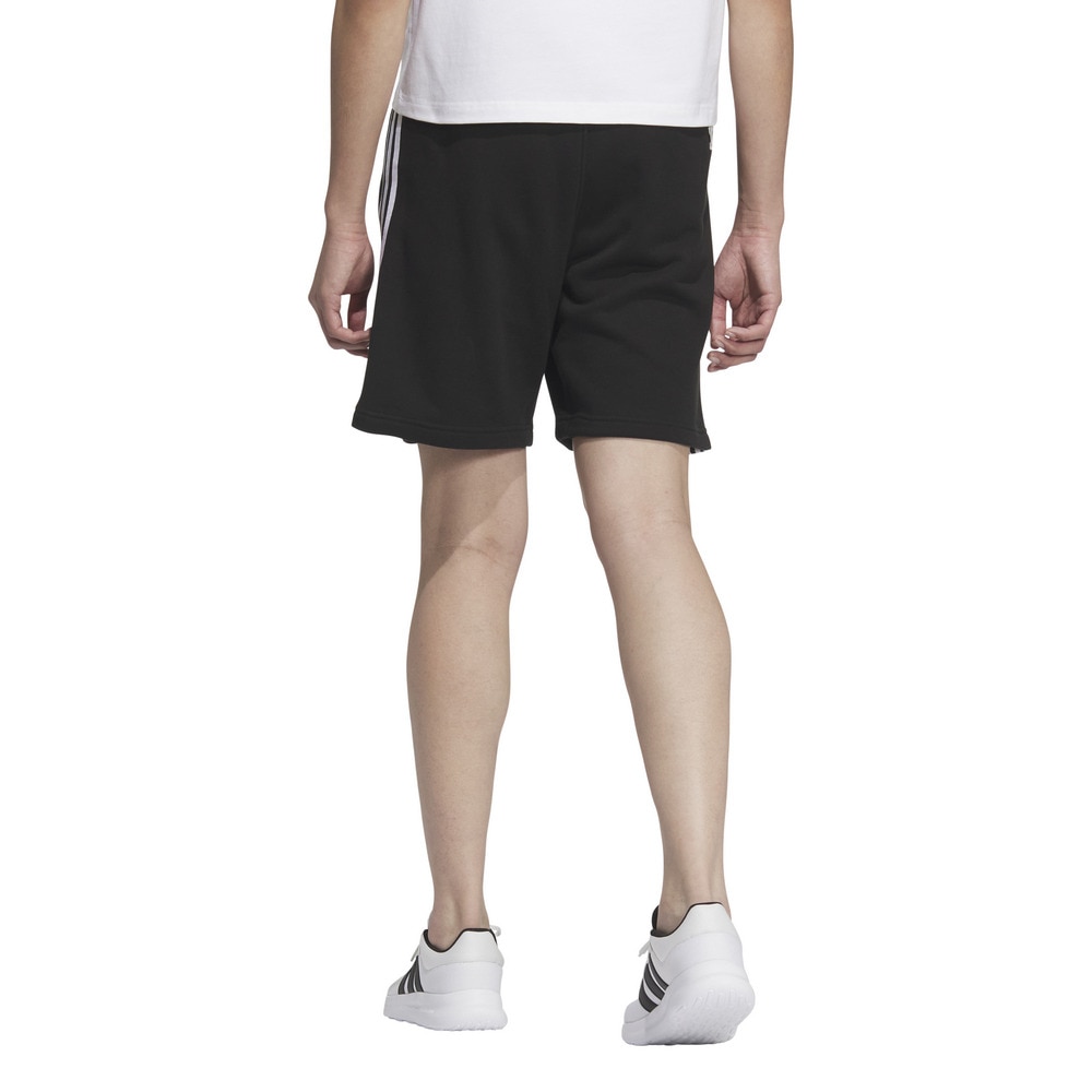 アディダス（adidas）（メンズ）エッセンシャルズ プラス レギュラーフィット スリーストライプス フレンチテリーショーツ JUP97-JW6979