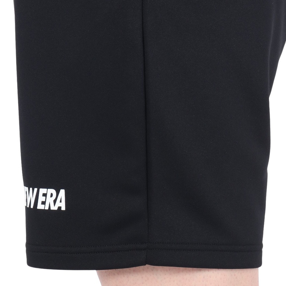 ニューエラ（NEW ERA）（メンズ）ドライスウェット ショートパンツ ワードマーク ロゴ ブラック 14410188
