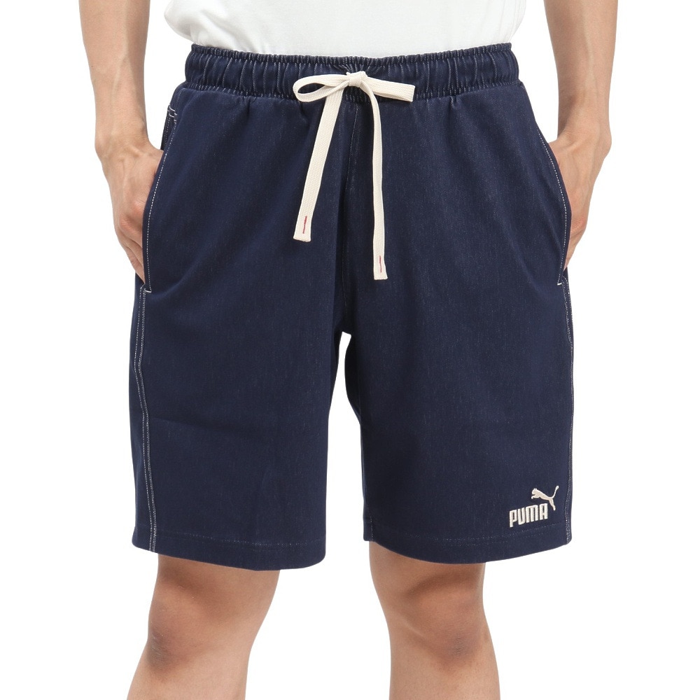 プーマ（PUMA）（メンズ）CORE HERITAGE デニムライク 10 ショートパンツ 686853 06 NVY
