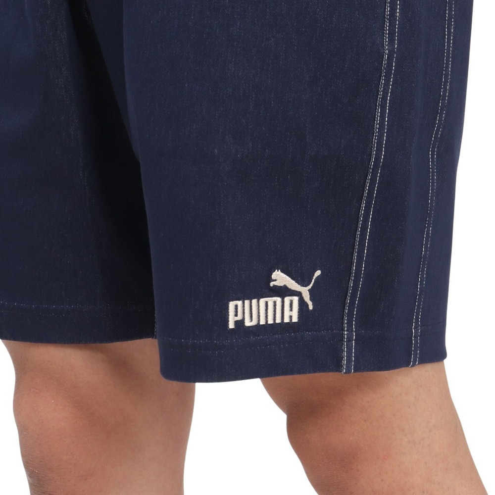 プーマ（PUMA）（メンズ）CORE HERITAGE デニムライク 10 ショートパンツ 686853 06 NVY