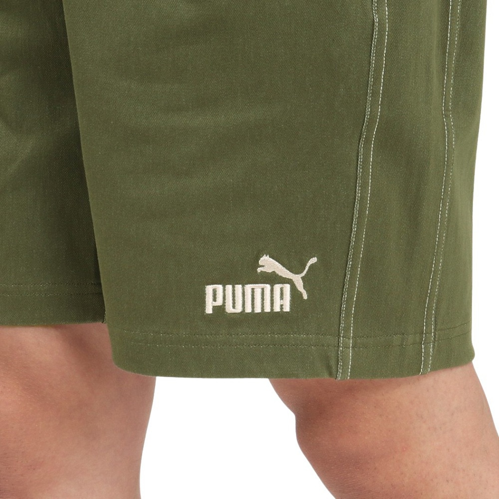 プーマ（PUMA）（メンズ）CORE HERITAGE デニムライク 10 ショートパンツ 686853 81 KHK