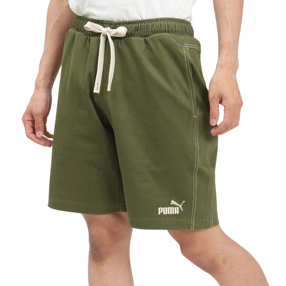 プーマ（PUMA）（メンズ）CORE HERITAGE デニムライク 10 ショートパンツ 686853 81 KHK