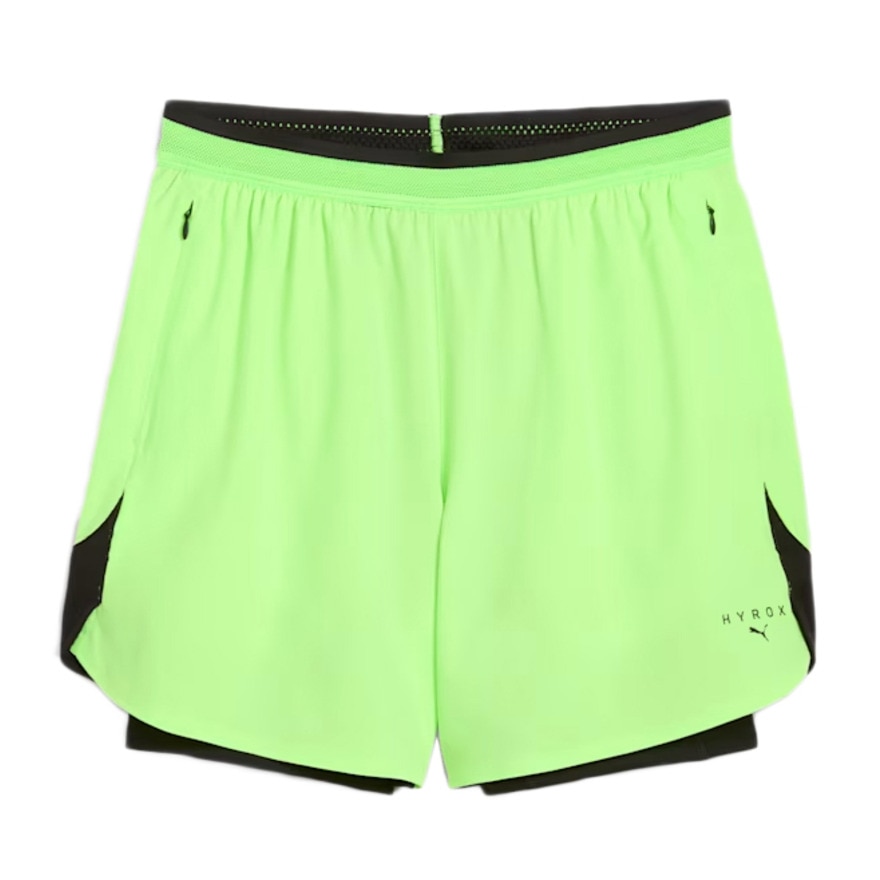 プーマ（PUMA）（メンズ）PUMA×HYROX トレーニング 2イン1 ショーツ インナーパンツ付き 526893 48 FGRN