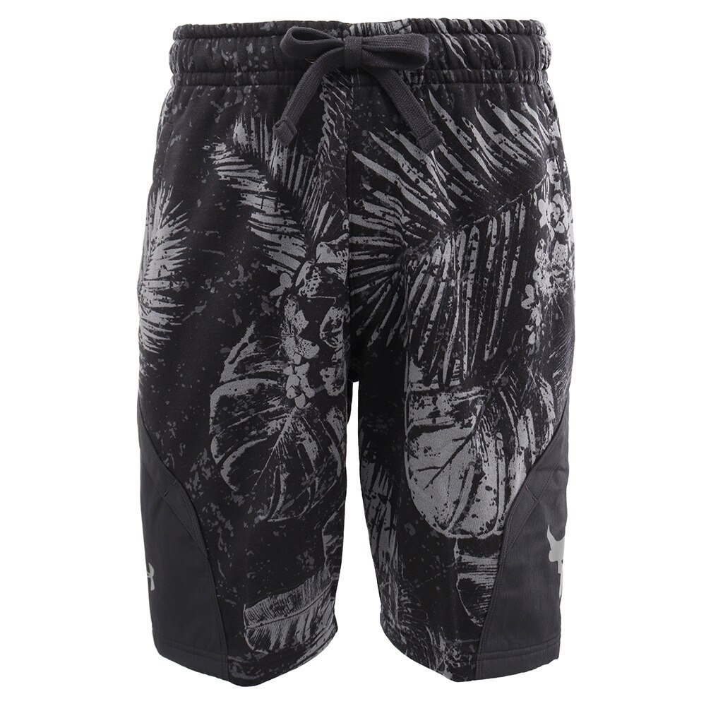  ハーフパンツ ロック フリース テリー ショーツ 1351530 BLK/PCG AT