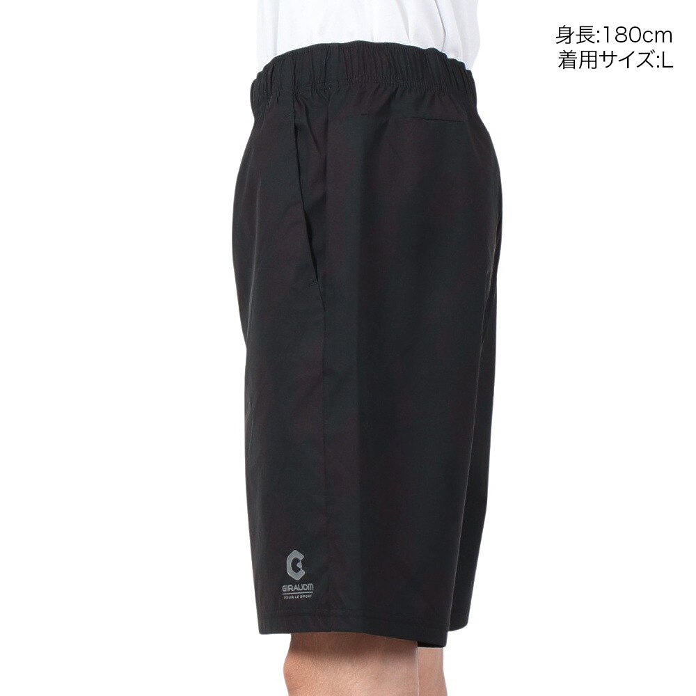 ジローム（GIRAUDM）（メンズ）ドライ 吸汗速乾 UVカット ハーフパンツ 866GM1SD6739 BLK ショートパンツ 短パン★★★