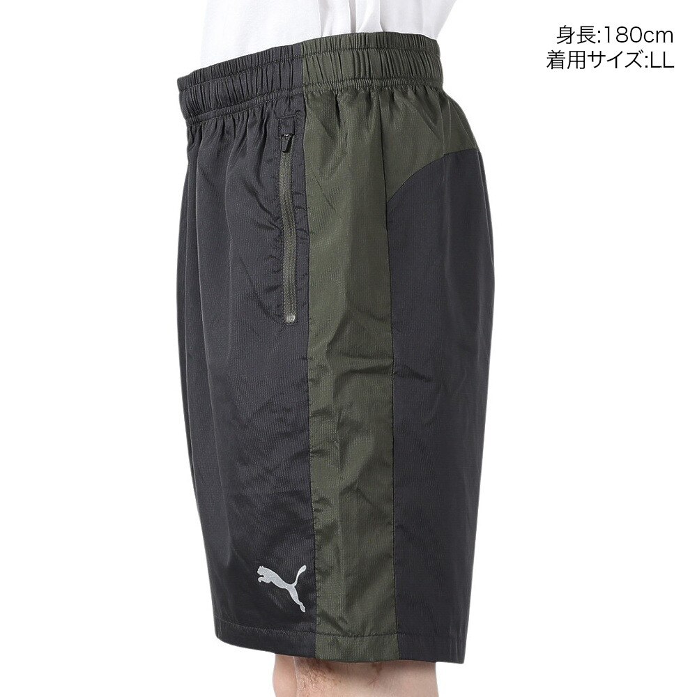 プーマ（PUMA）（メンズ）ハーフパンツ メンズ STYLE TECH ウーブンショーツ 676857 01 BLK