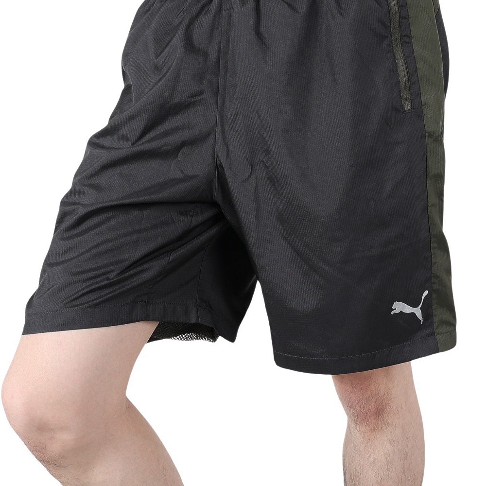 プーマ（PUMA）（メンズ）ハーフパンツ メンズ STYLE TECH ウーブンショーツ 676857 01 BLK