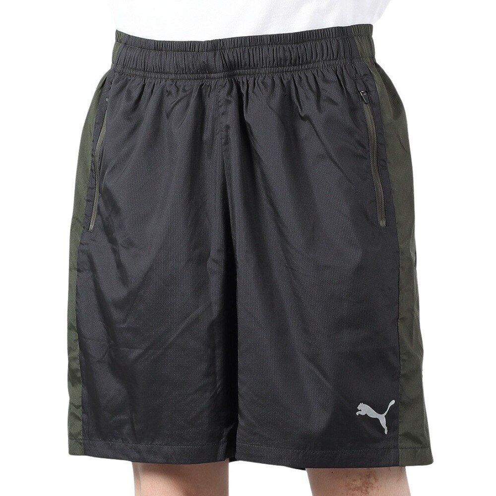 プーマ（PUMA）（メンズ）ハーフパンツ メンズ STYLE TECH ウーブンショーツ 676857 01 BLK