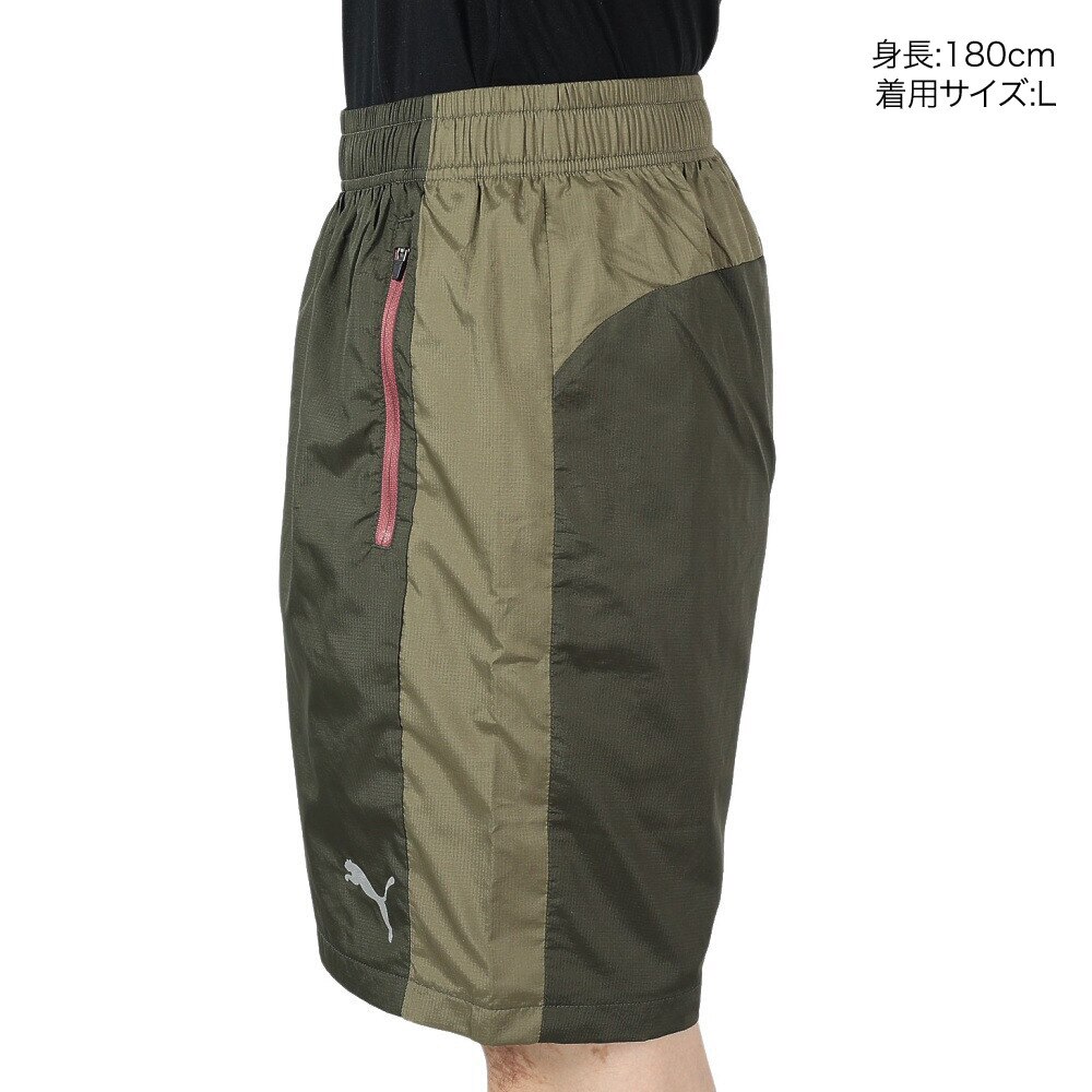 プーマ（PUMA）（メンズ）ハーフパンツ メンズ STYLE TECH ウーブンショーツ 676857 70 KHK