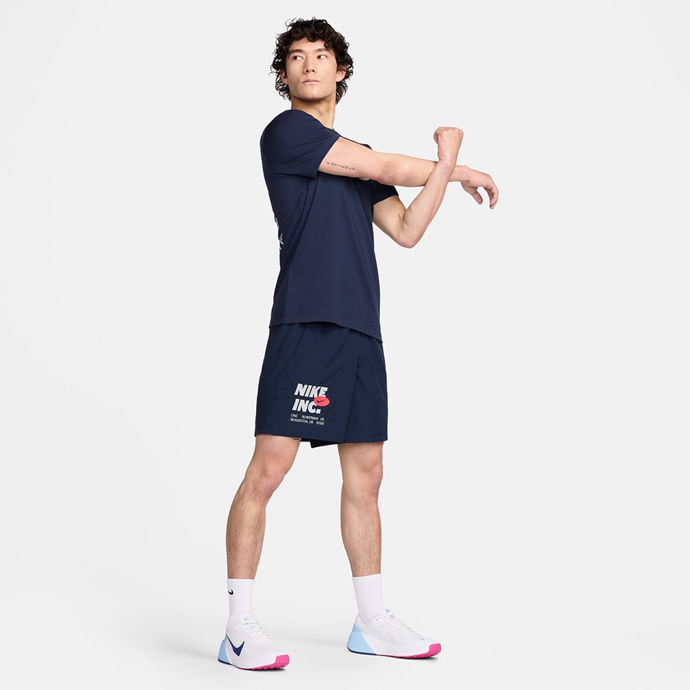 ナイキ（NIKE）（メンズ）ドライフィット 18cm フィットネスショートパンツ FN3993-451