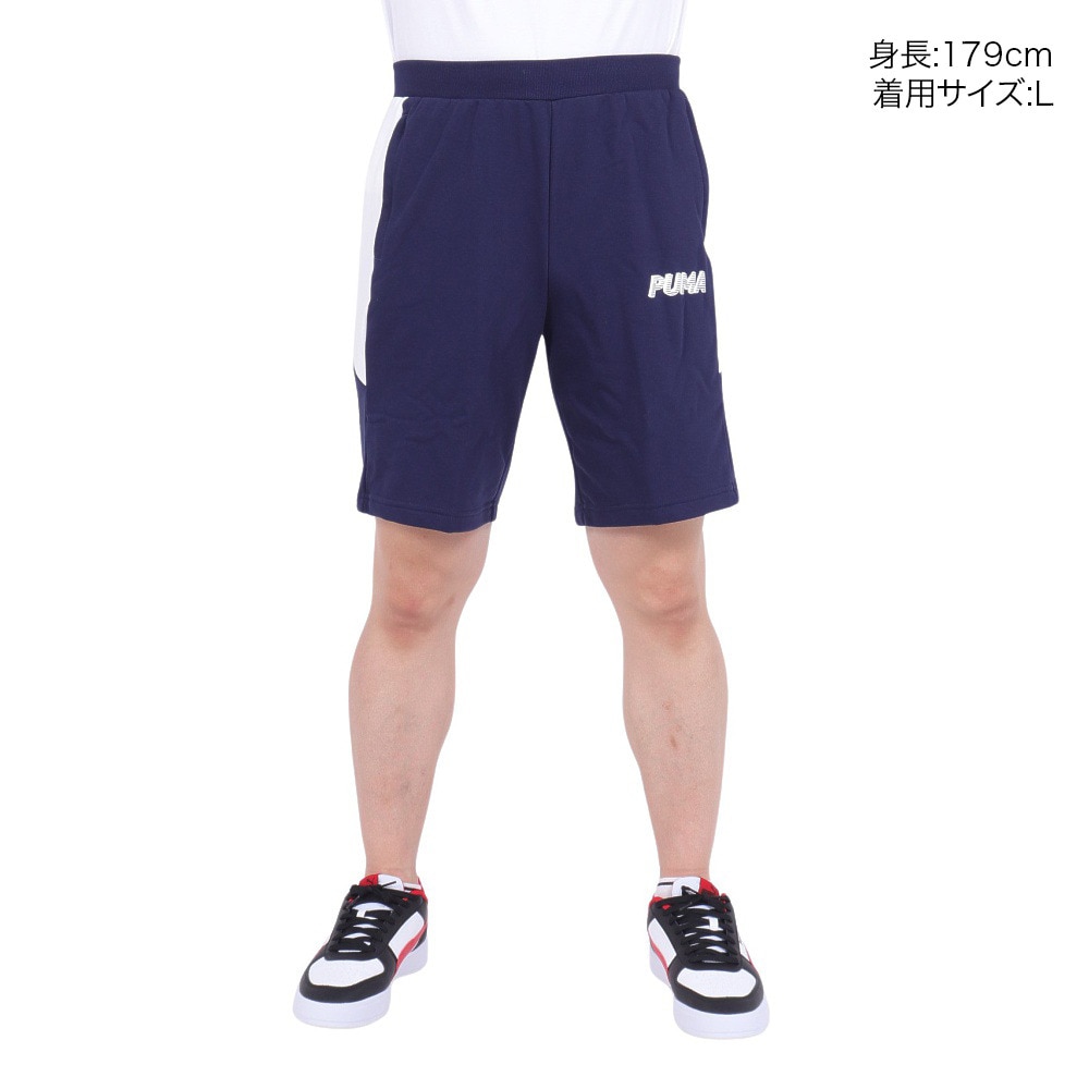 プーマ（PUMA）（メンズ）ハーフパンツ モダンスポーツ ショーツ 10 585826 06 NVY