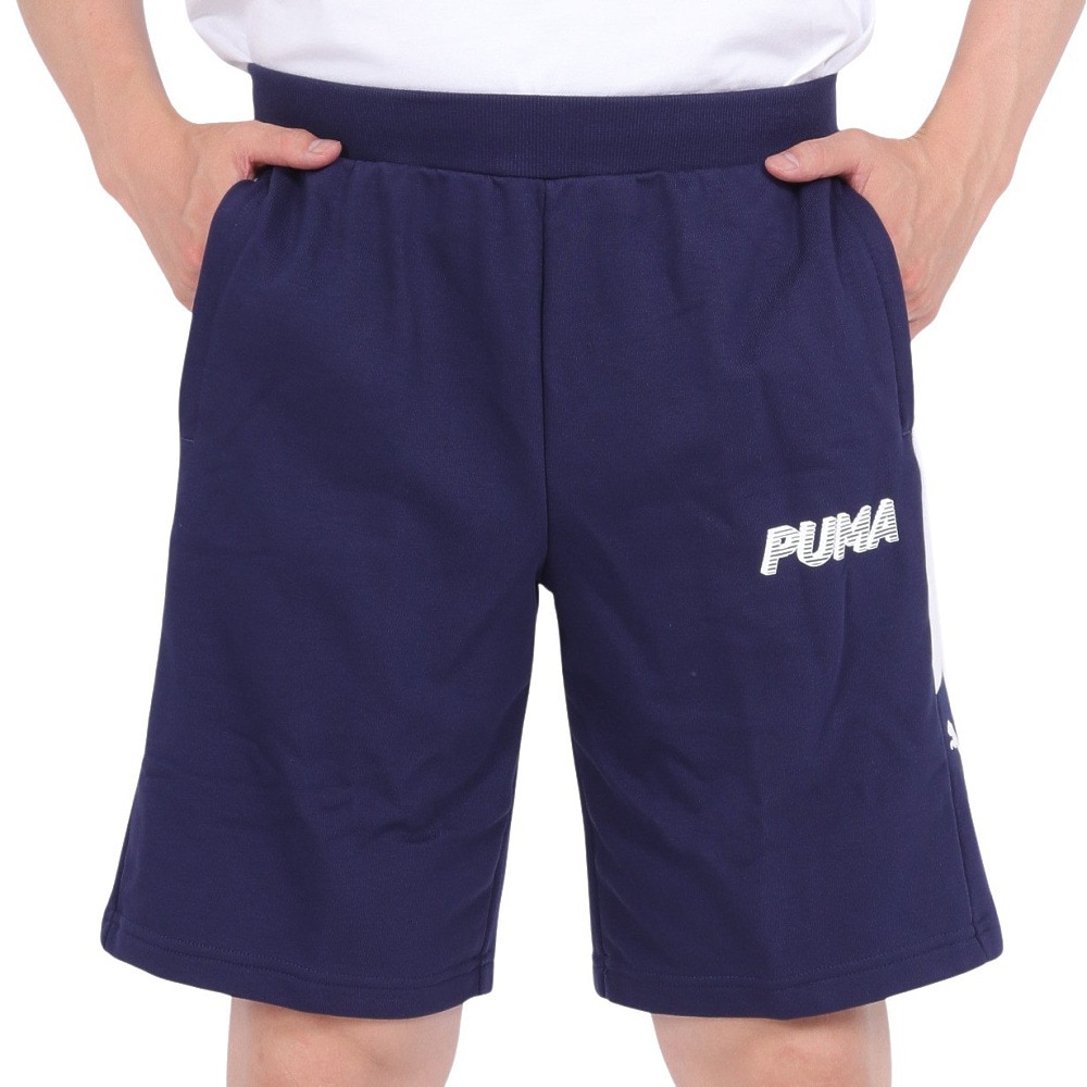 プーマ（PUMA）（メンズ）ハーフパンツ モダンスポーツ ショーツ 10 585826 06 NVY