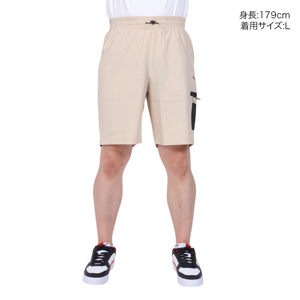 プーマ（PUMA）（メンズ）ハーフパンツ OPEN ROAD ウーブン ショーツ 673403 88 BEG