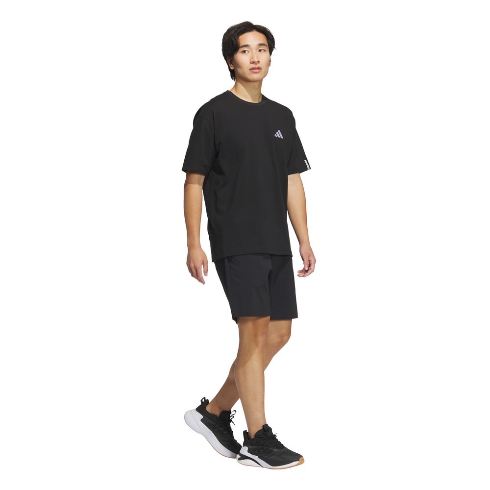 アディダス（adidas）（メンズ）エッセンシャルズ プラス ルーズフィット スモールロゴ ウーブンショーツ JUP98-JW6983
