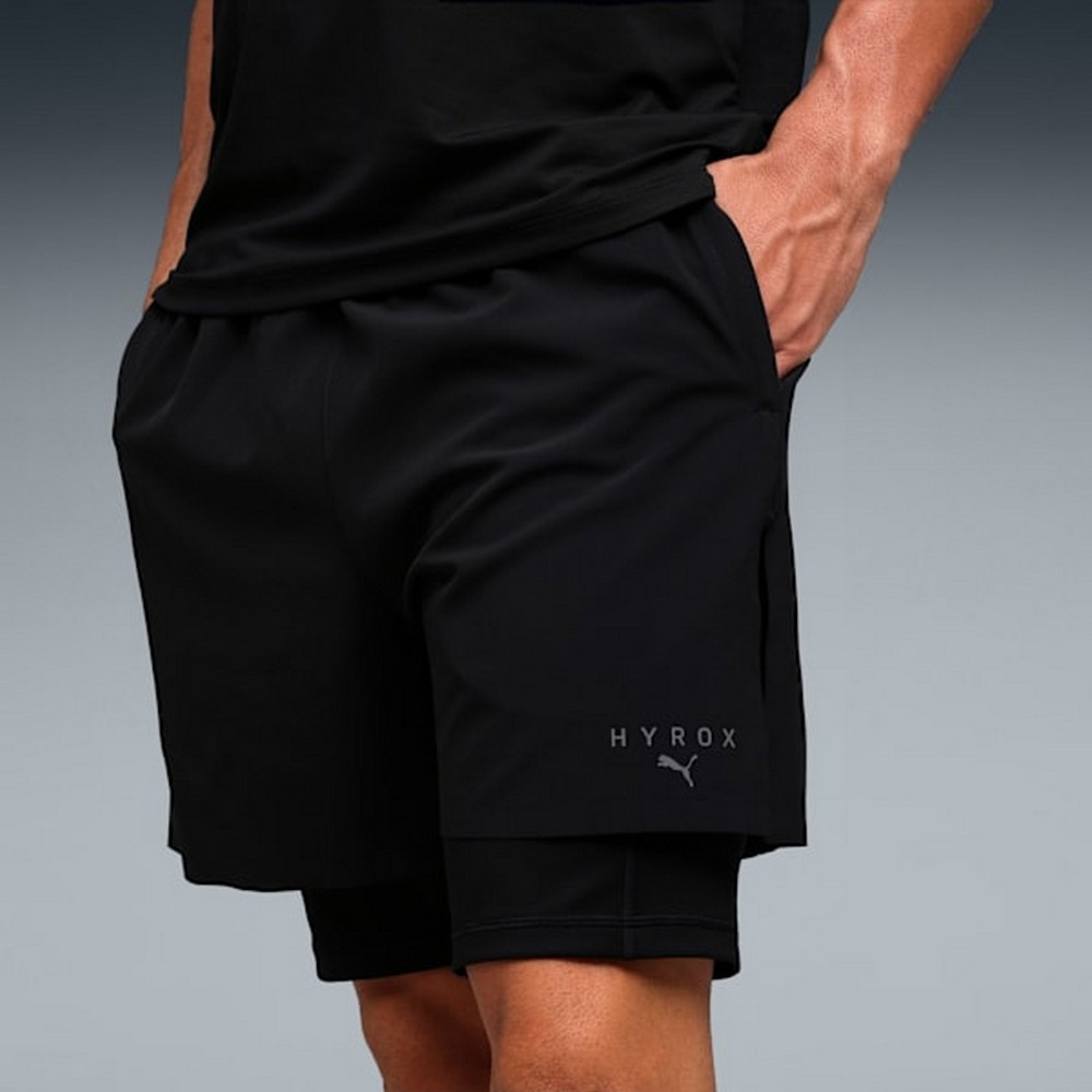 プーマ（PUMA）（メンズ）HYROX 2IN1 トレイン ショーツ 527571 01 BLK