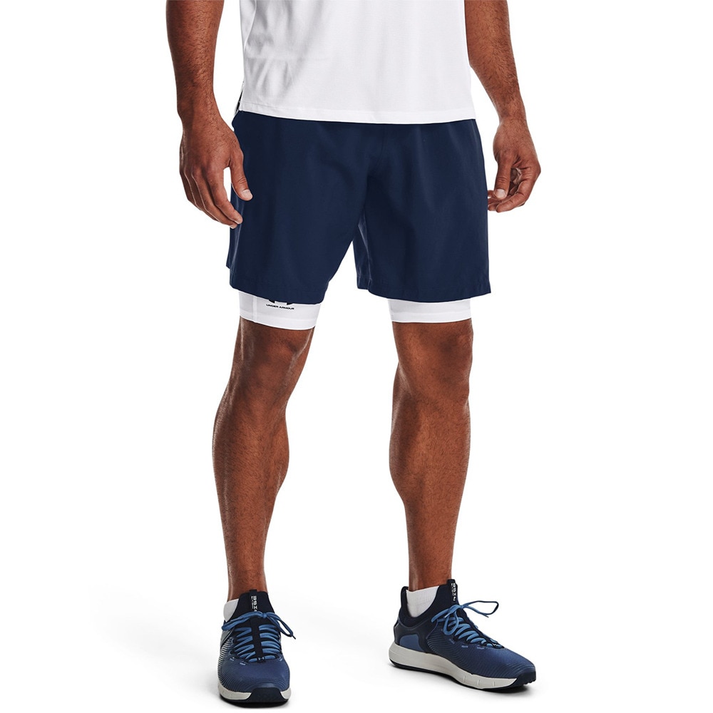 アンダーアーマー（UNDER ARMOUR）（メンズ）ウーブン グラフィック ショーツ 1370388 408 スポーツ用品はスーパースポーツゼビオ