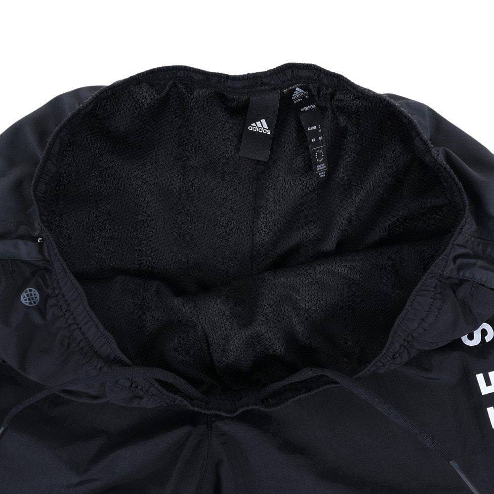 アディダス（adidas）（メンズ、レディース）ハーフパンツ メンズ 黒 ワーディング ルーズフィット BXF27-IA9443  スポーツ用品はスーパースポーツゼビオ