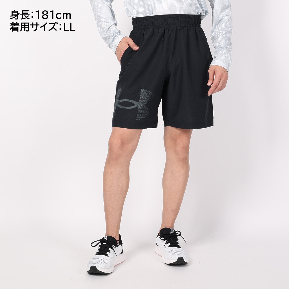 アンダーアーマー（UNDER ARMOUR）（メンズ）ハーフパンツ メンズ ウーブン ロゴグラフィック ショーツ 1377139 002