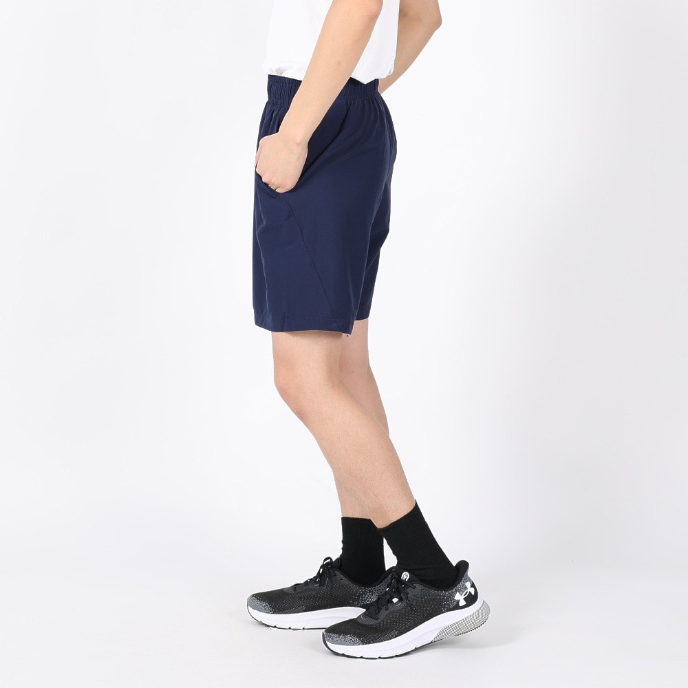 アンダーアーマー（UNDER ARMOUR）（メンズ）ウーブン ロゴグラフィック ショーツ 1377139 410