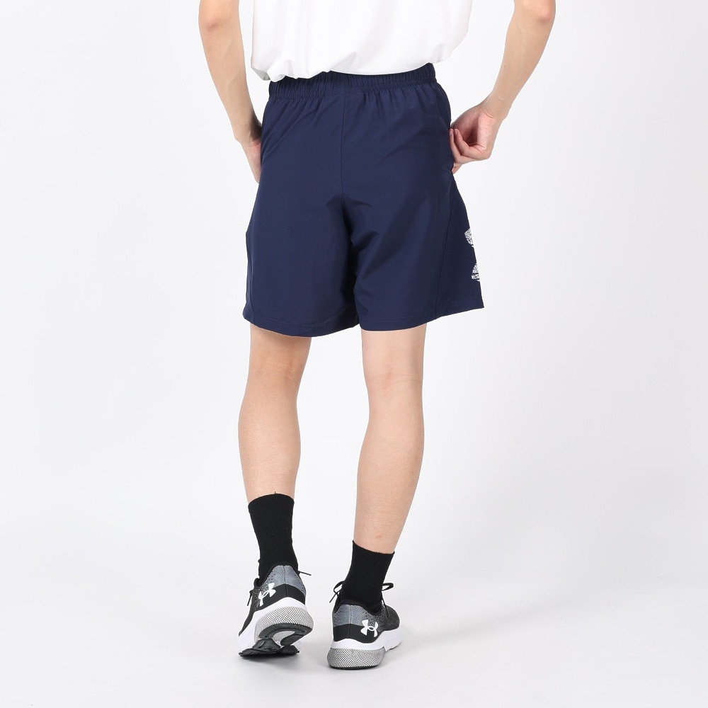 アンダーアーマー（UNDER ARMOUR）（メンズ）ウーブン ロゴグラフィック ショーツ 1377139 410