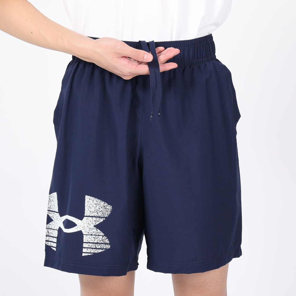 アンダーアーマー（UNDER ARMOUR）（メンズ）ウーブン ロゴグラフィック ショーツ 1377139 410