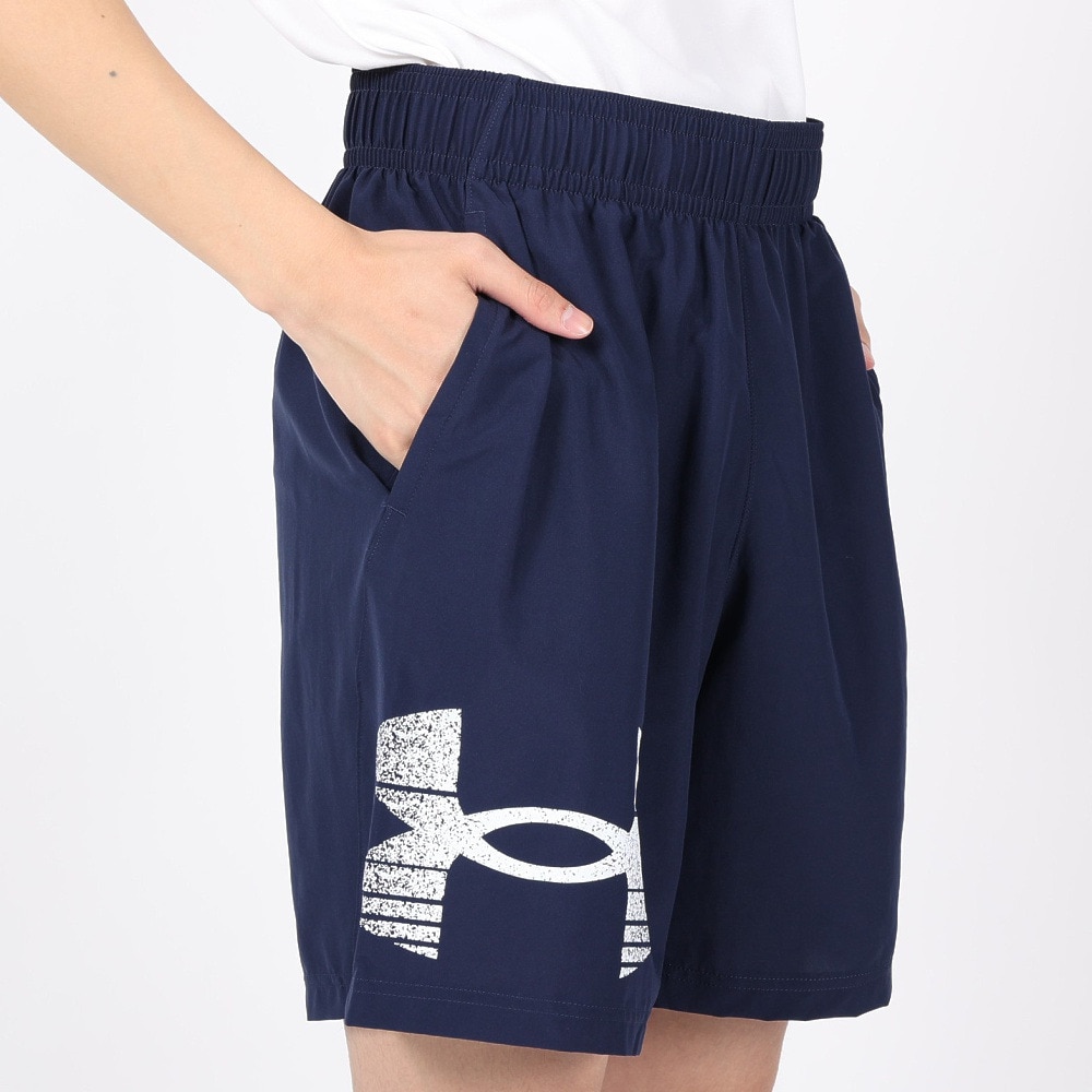 アンダーアーマー（UNDER ARMOUR）（メンズ）ウーブン ロゴグラフィック ショーツ 1377139 410
