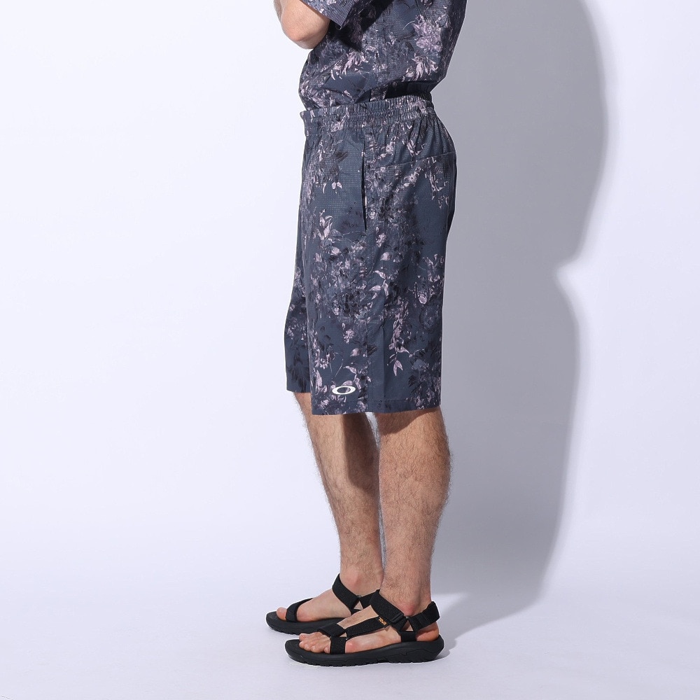 オークリー（OAKLEY）（メンズ）ESSEN グラフィック ショートパンツ FOA406588-01N