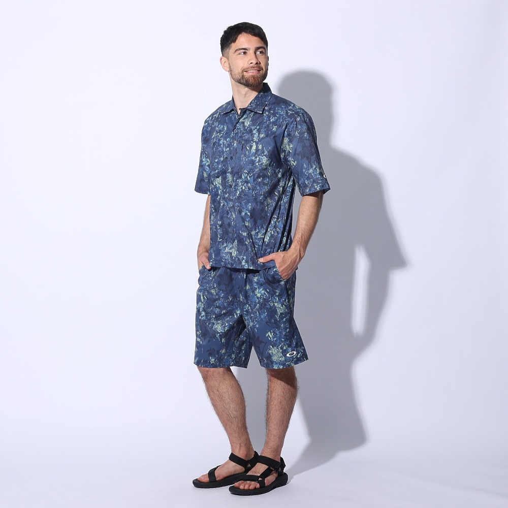 オークリー（OAKLEY）（メンズ）ESSEN グラフィック ショートパンツ FOA406588-6ZZ